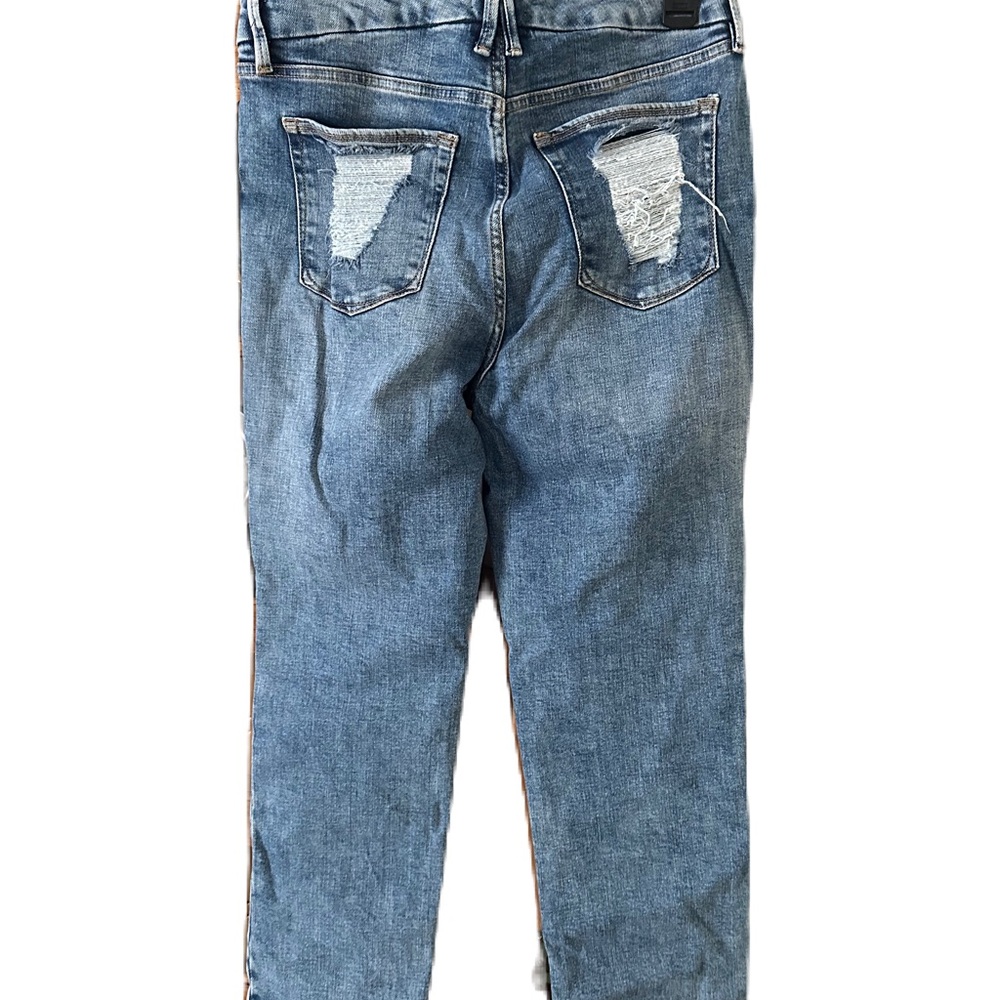 Good American Good High Rise Cropped Girlfriend Jeans. Size 12/31 - Picture 4 of 8